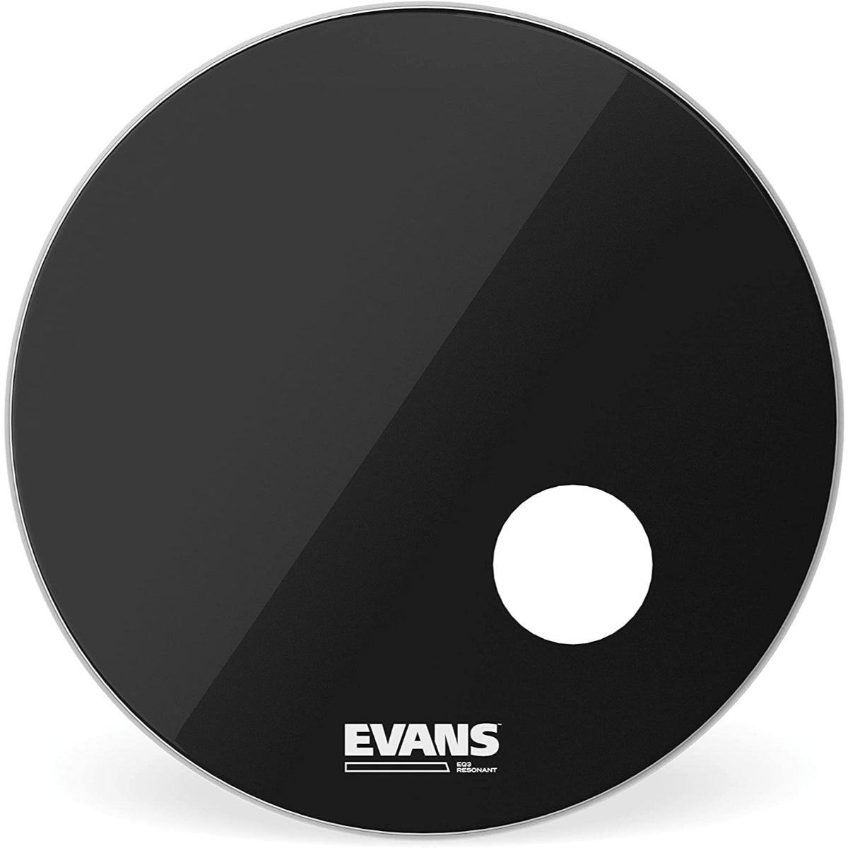 Evans BD24RB EQ3 Resonant Black Drumhead
