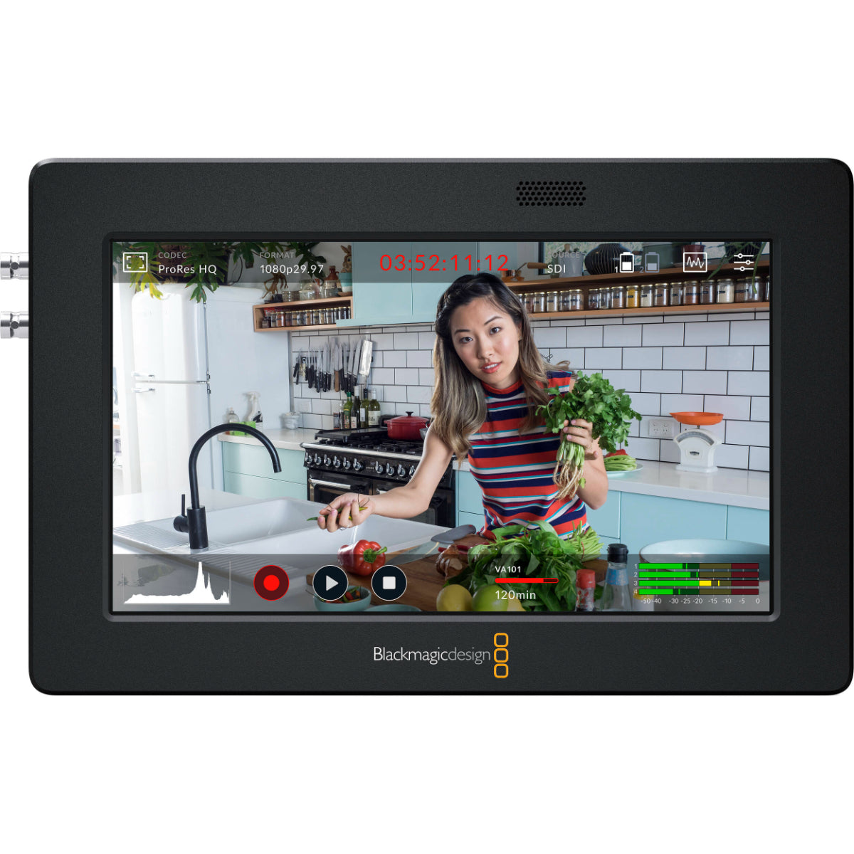 Blackmagic Design Video Assist 5 3G (NP-F style batteries not included)