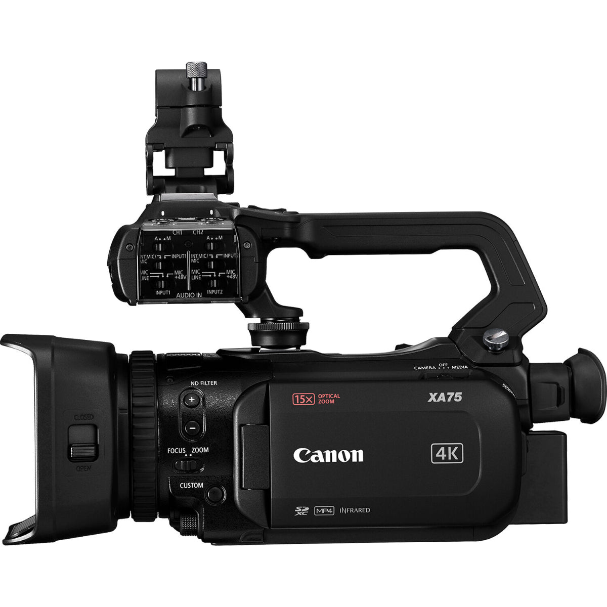 Canon XA75 UHD 4K30 Camcorder with Dual-Pixel Autofocus EMEA