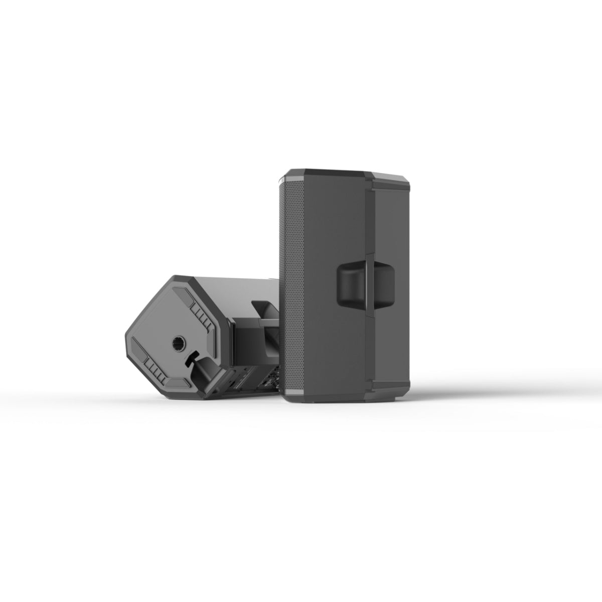 Plus Audio 2x MPS15A Active Loudspeaker including 2xStage Plus bags and Hercules Stands SS200BB
