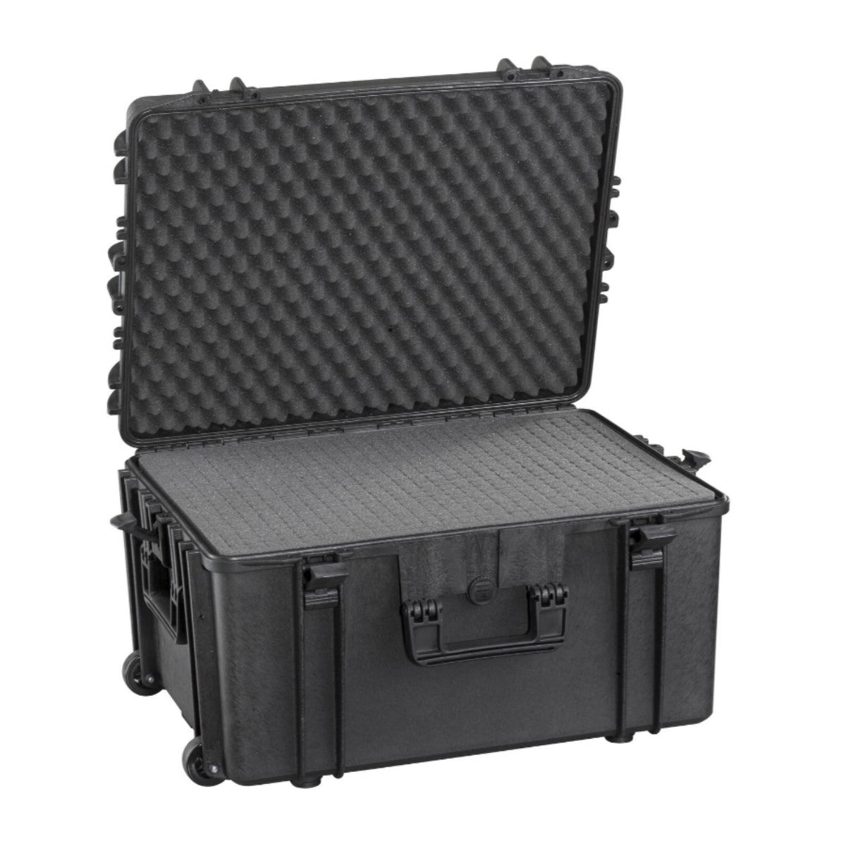 SP PRO 620H340S Black TR Case w/o Ext. Handle, Cubed Foam, ID: L620xW460xH340mm