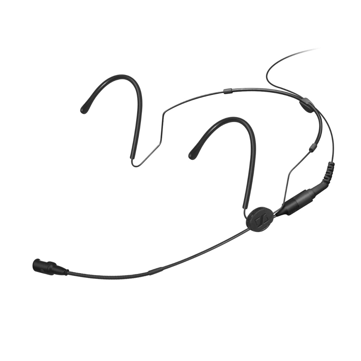 Sennheiser HSP 4-EW Cardioid Neckmount Microphone, Size L, 1.6m, Charcoal Grey