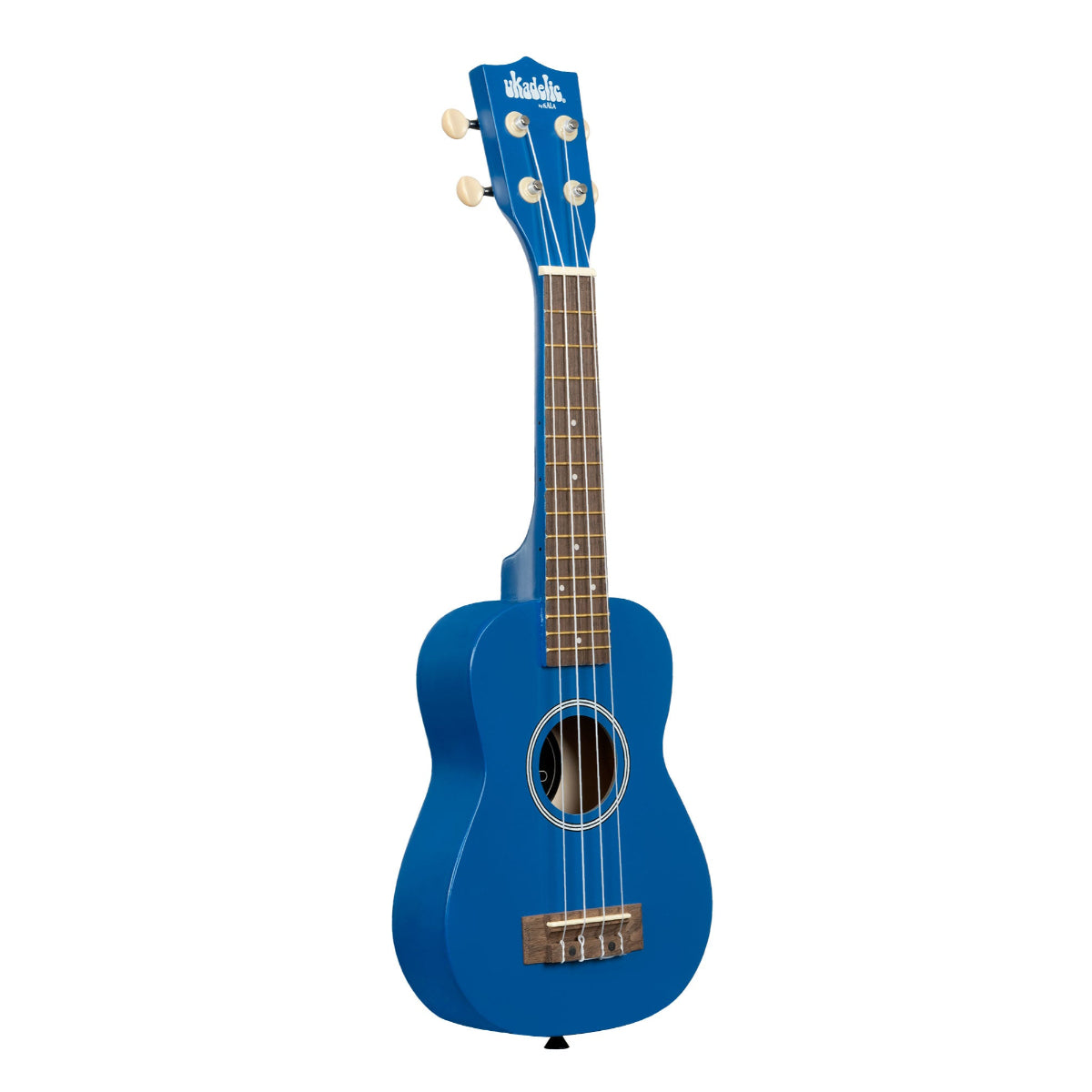 Kala UKBLUEINK Ukadelic Soprano Wood Ukulele - Dark Blue