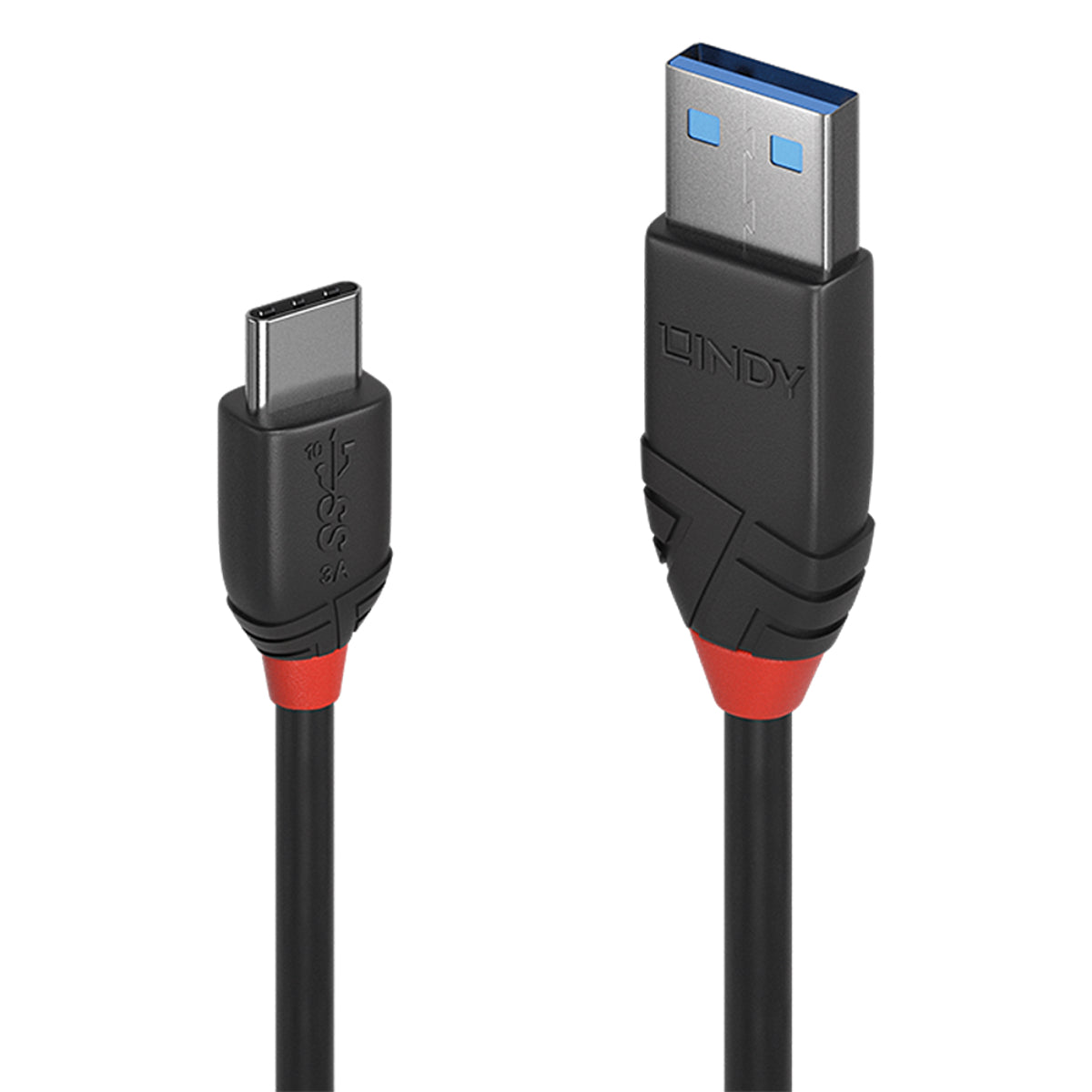 USB 3.1 Type A Male to Type C Male Cable Black 1.0m (36916)