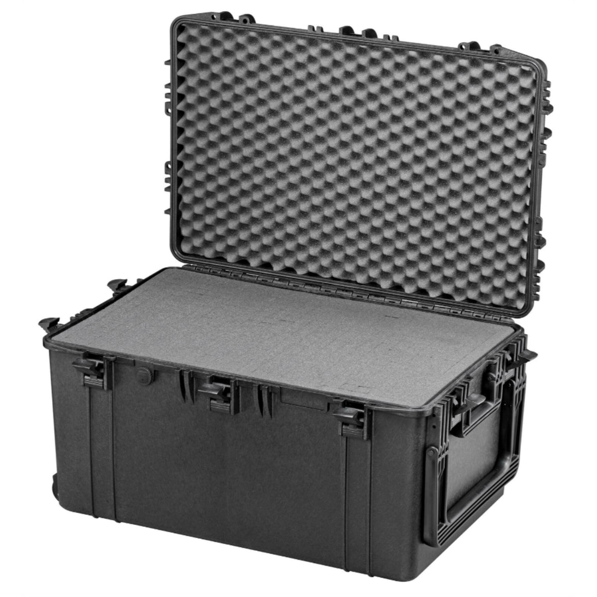 SP PRO 750H400S Black TR Case w/o Ext. Handle, Cubed Foam, ID: L750xW480xH400mm