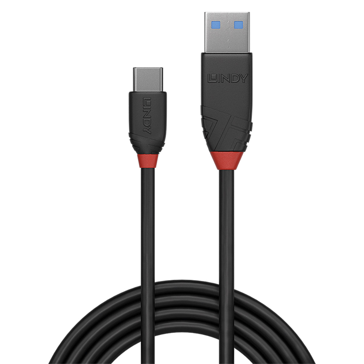 USB 3.1 Type A Male to Type C Male Cable Black 1.0m (36916)