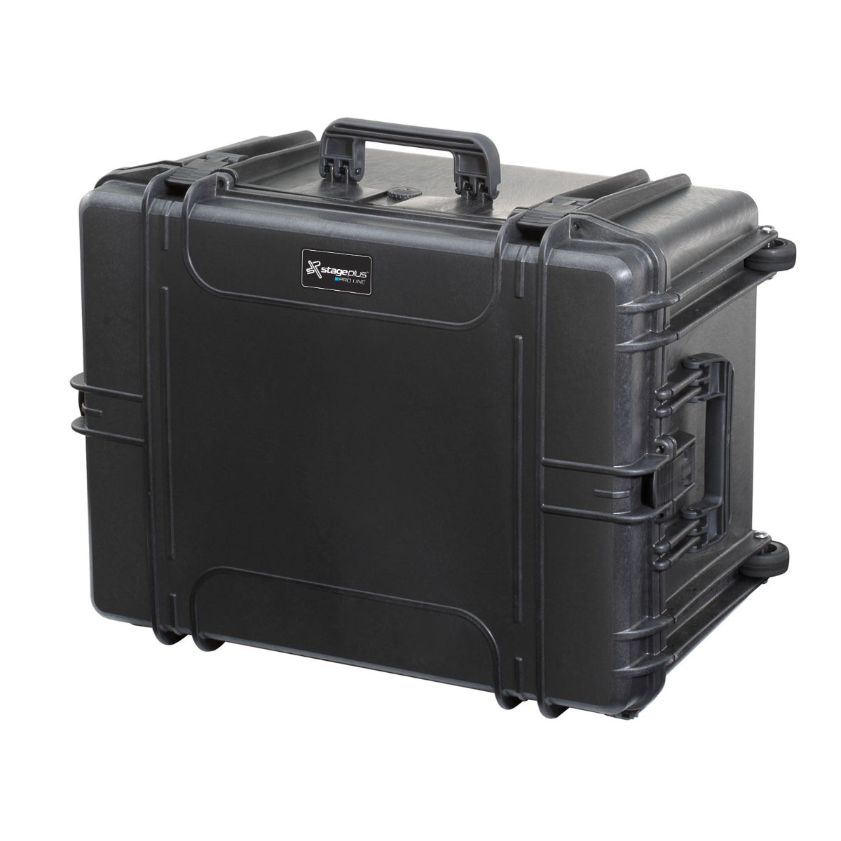 SP PRO 620H340 Black TR Case w/o Ext. Handle, Empty w/ Convoluted Foam in Lid, ID: L620xW460xH340mm