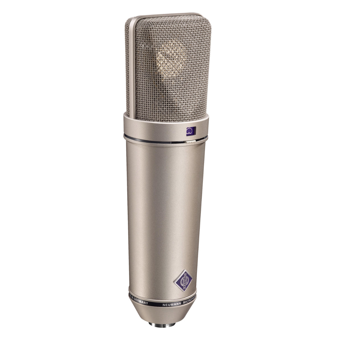 Neumann U 87 Ai Nickel Large Diaphragm Cardioid Microphone, Omni, Figure-8, Wooden Box