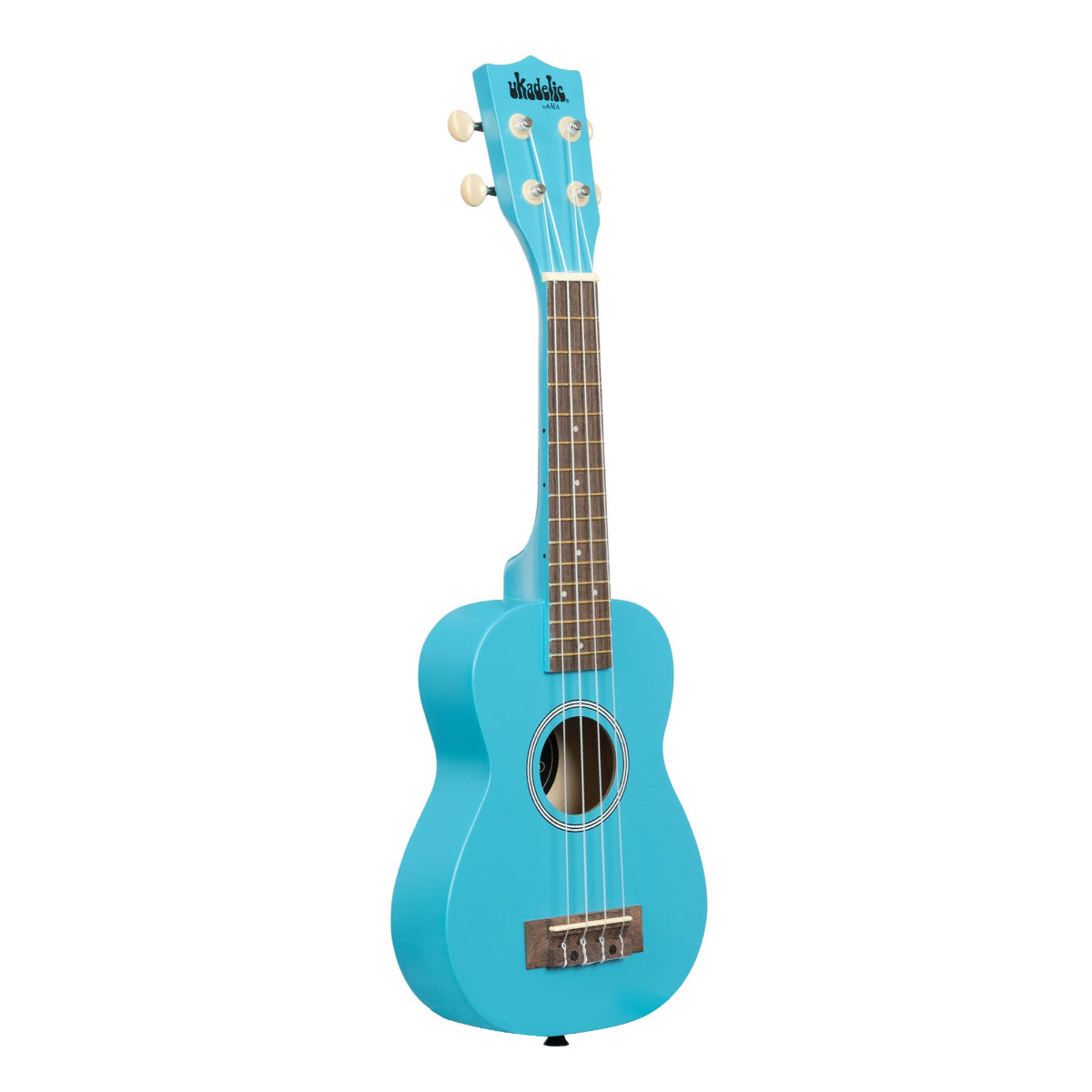 Kala UKBLUEYONDER Ukadelic Soprano Wood Ukulele - Blue Yonder