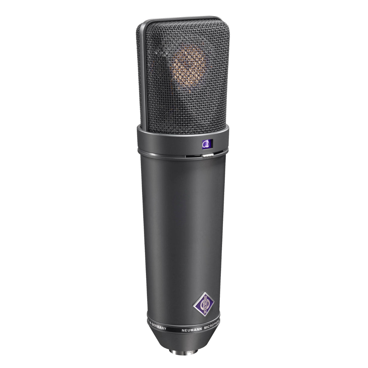 Neumann U 87 Ai-MT Black Large Diaphragm Cardioid Microphone, Omni, Figure-8, Wooden Box