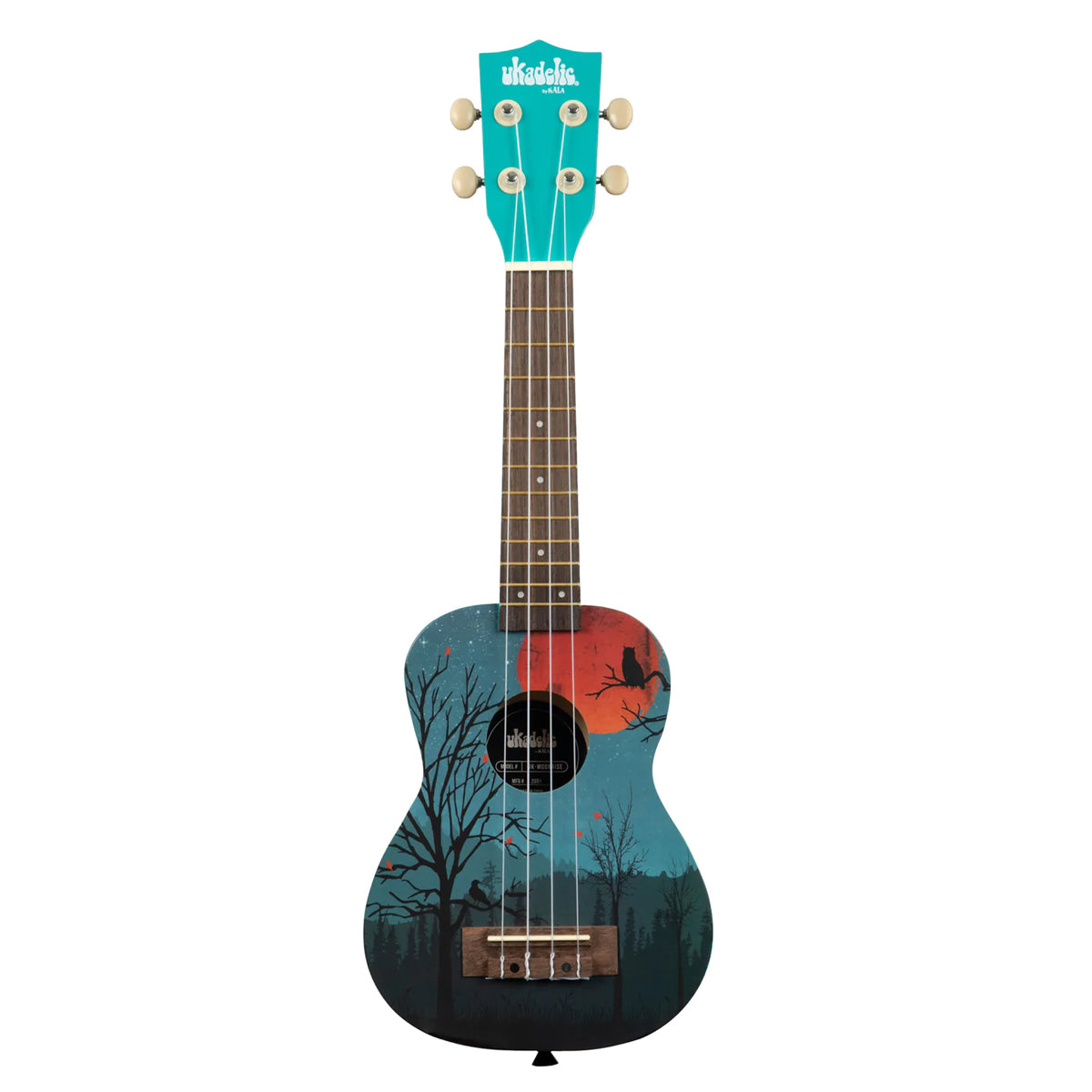 Kala UKMOONRISE Ukadelic Soprano Wood Ukulele - Moonrise