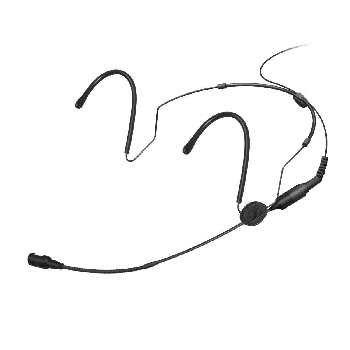 Sennheiser HSP 4 Cardioid Neckmount Microphone, Size L, 1.6m, Charcoal Grey