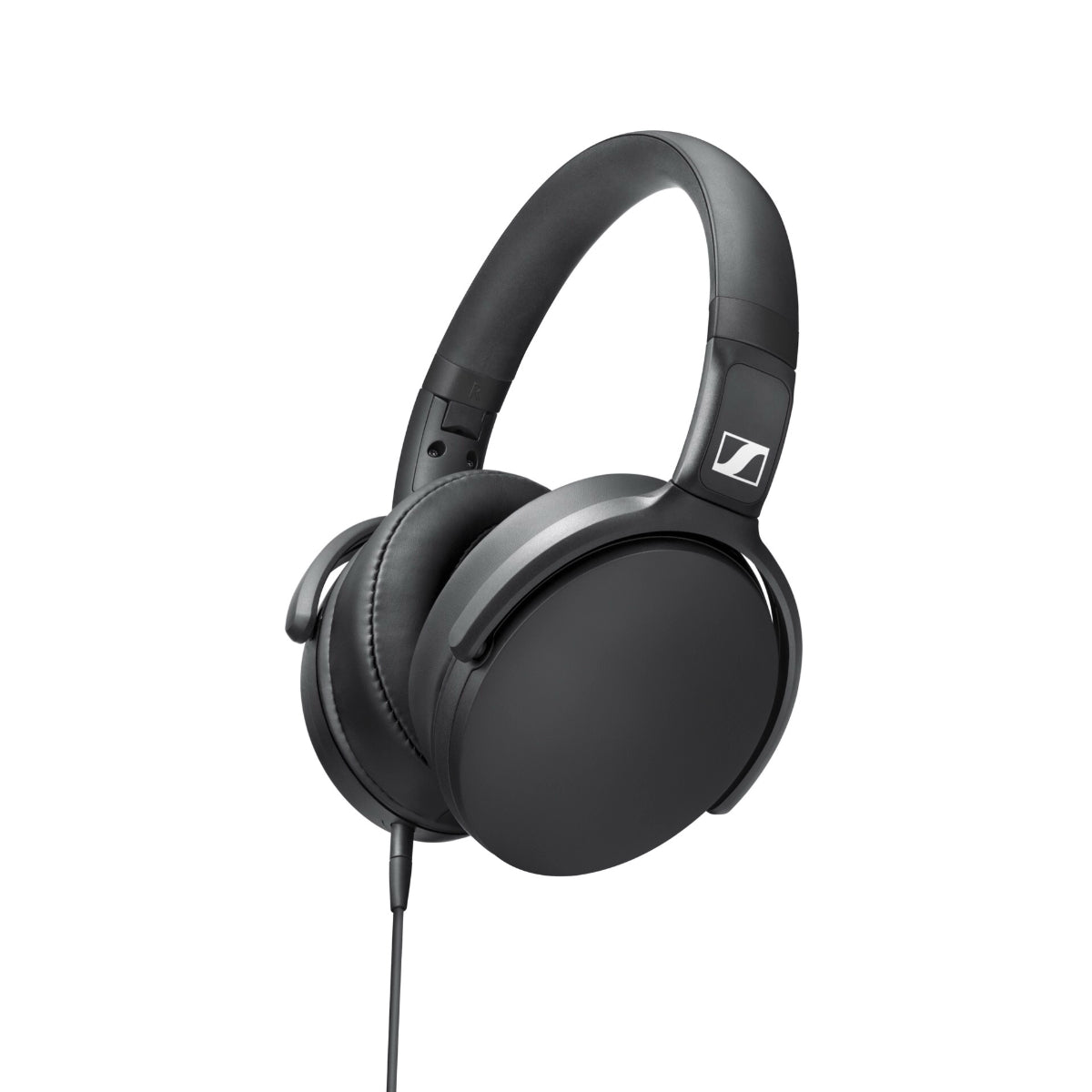 Sennheiser HD 400S Black, Dyn. Closed System, Circumaural Foldable, 1.4m Cable, 3.5mm Jack Plug