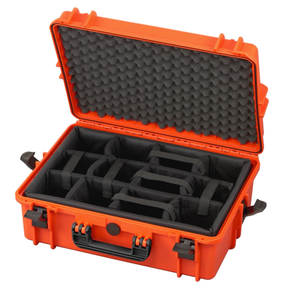 SP PRO 505CAMTR Orange Trolley Case, Padded Dividers, ID: L500xW350xH194mm