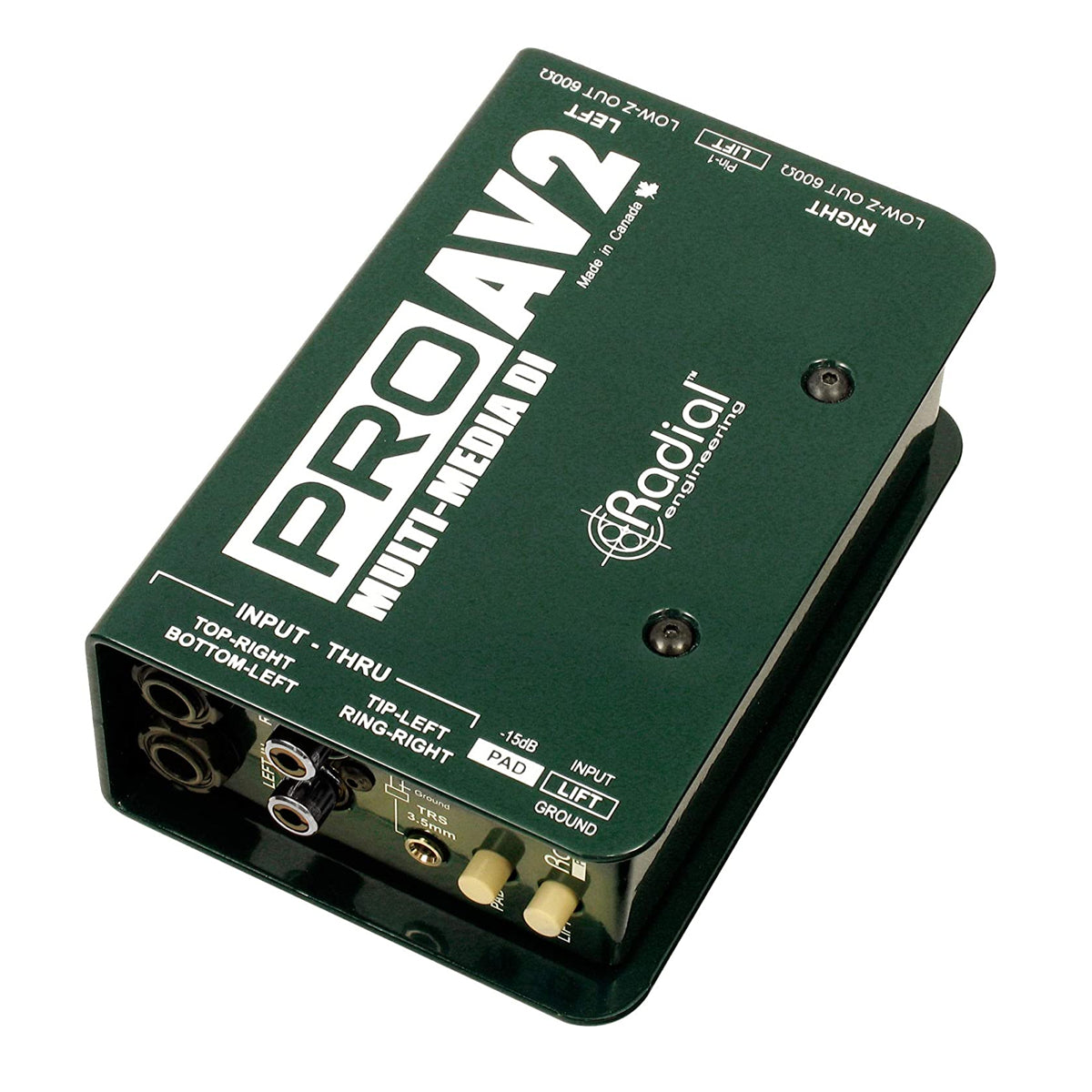 Radial ProAV2 Stereo Passive DI Box