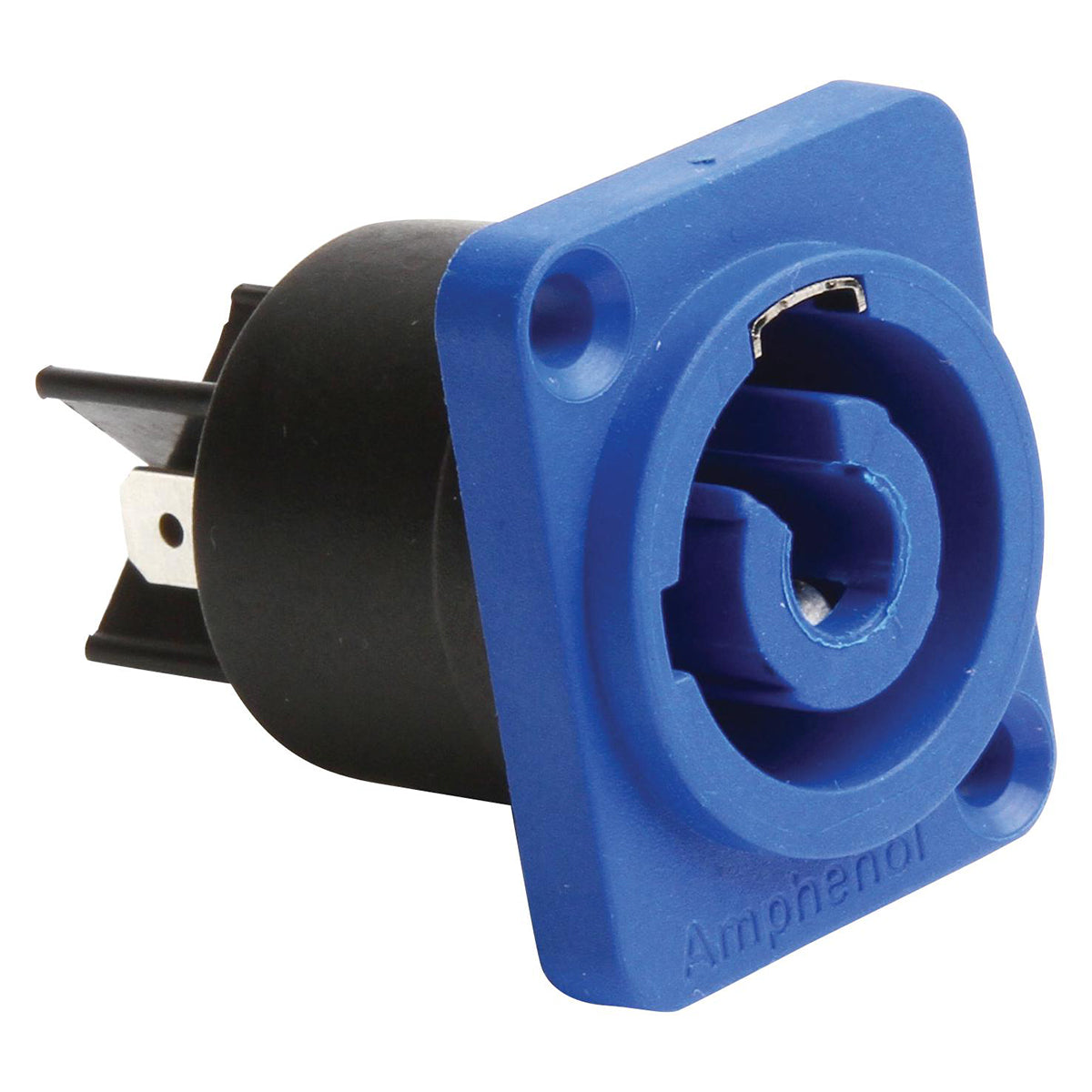 Amphenol 3 pole Chassis connector D type keyed for power-in