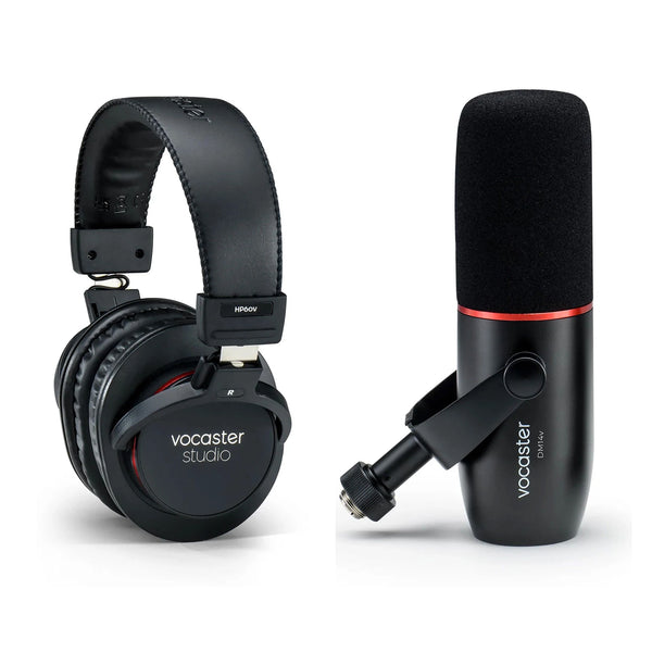 Focusrite Vocaster Broadcast Kit w/ DM14v Microphone, Headphones and Cable