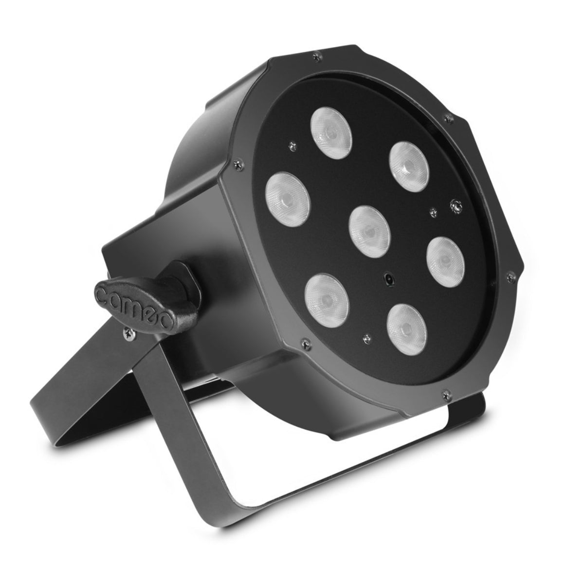 Cameo Flat Par 1 TW IR - 7x4 W High-Power FLAT Tunable White LED PAR Light Black