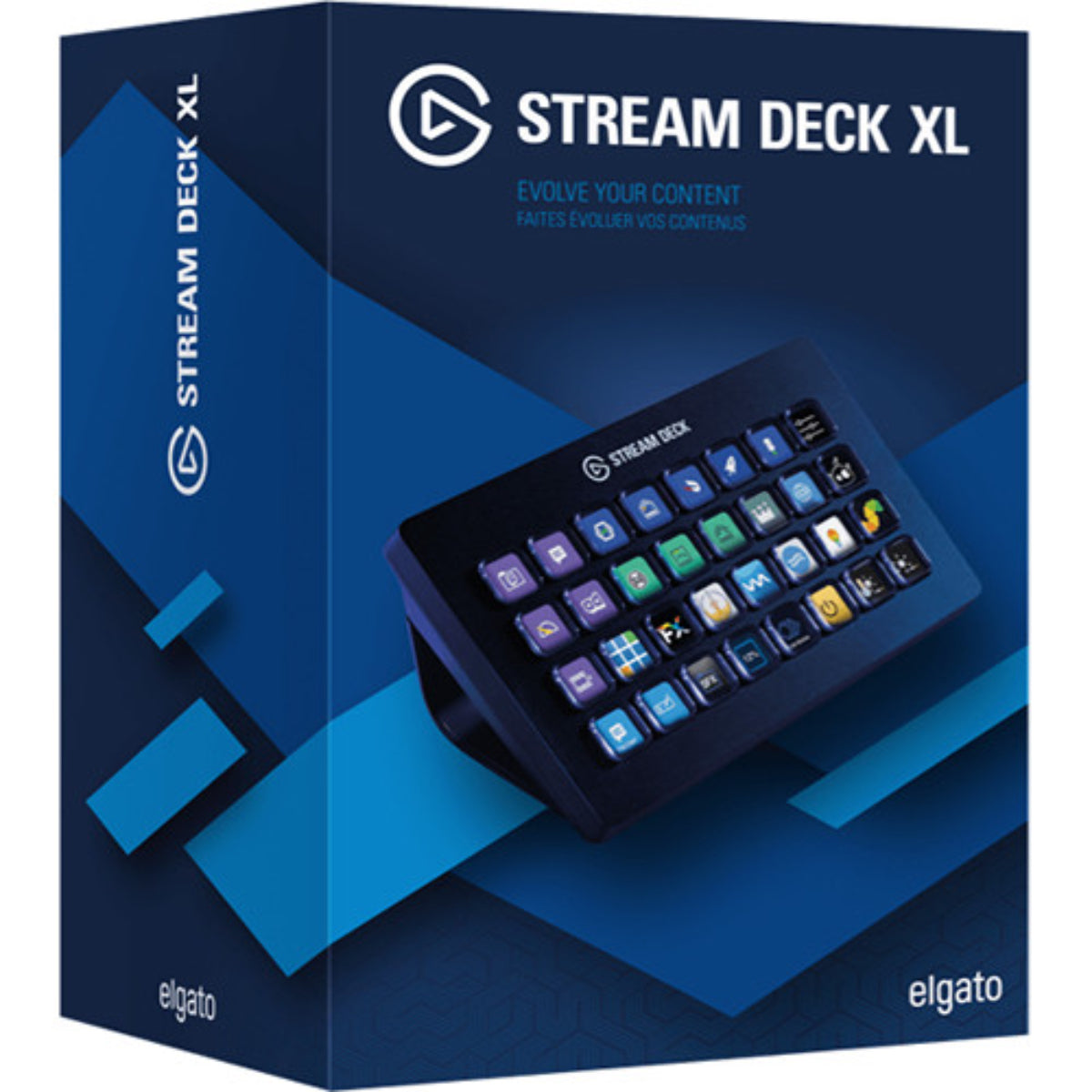 Elgato Stream Deck XL Live Production Streaming Controller interface, 32 Programmable LCD Keys, Black