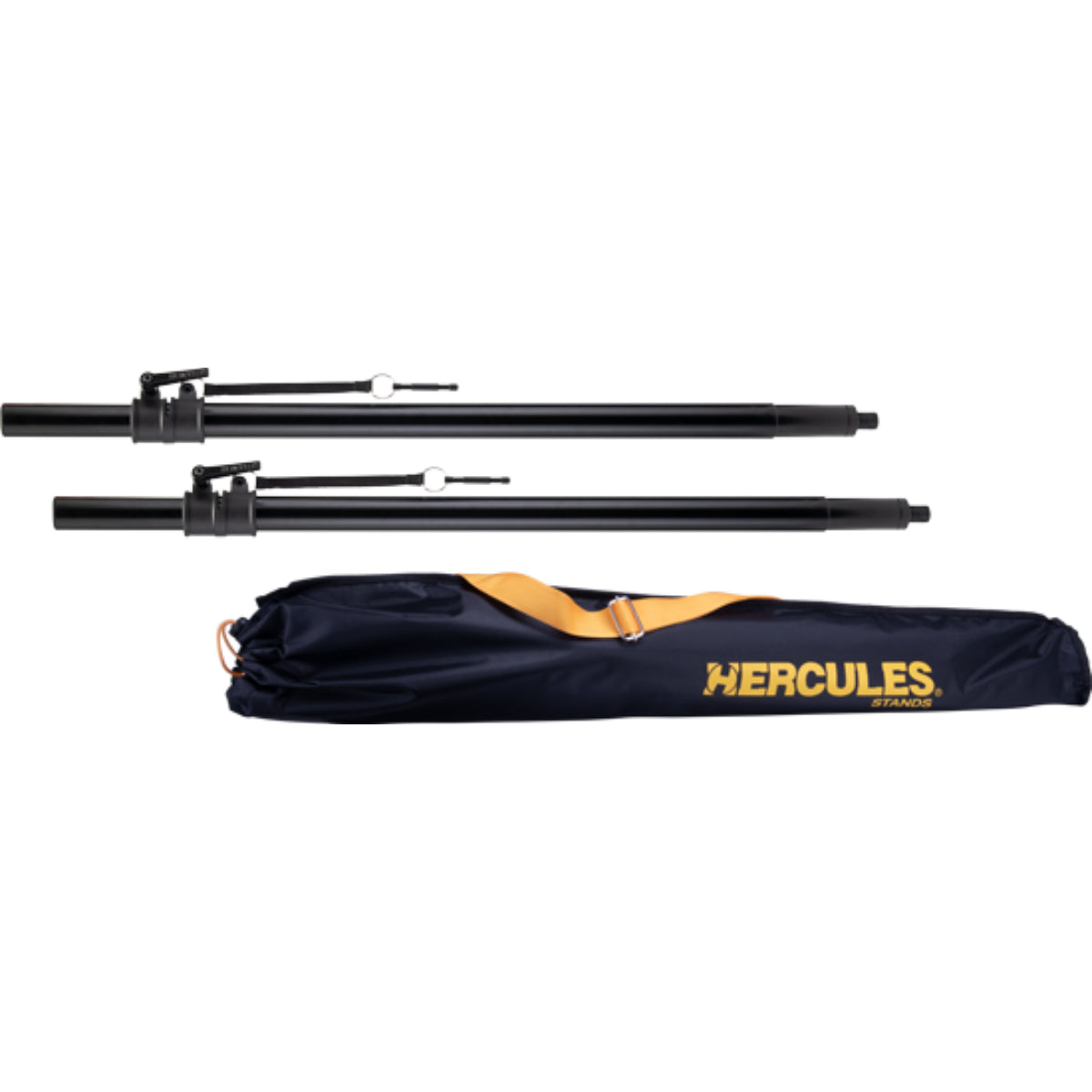Hercules Stands SS350BB Adjustable Subwoofer Pole With M20 Hybrid Adaptor 2-Pack including bag