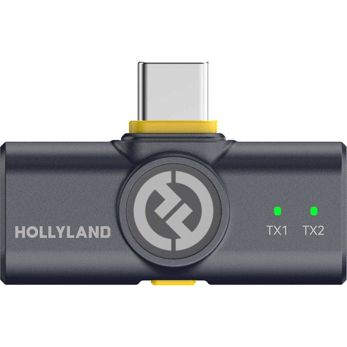 Hollyland LARK M2 DUO Wireless Lavalier Microphone with USB-C Plug (2.4 GHz) Shine Charcoal