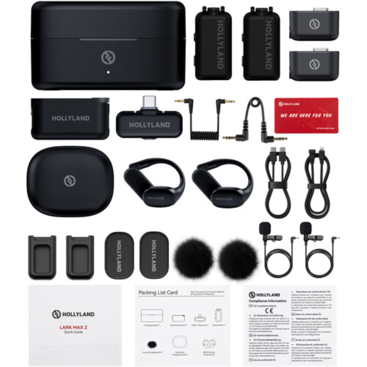 Hollyland LARK MAX 2 Ultimate Combo 2-Person Wireless Microphone Syste