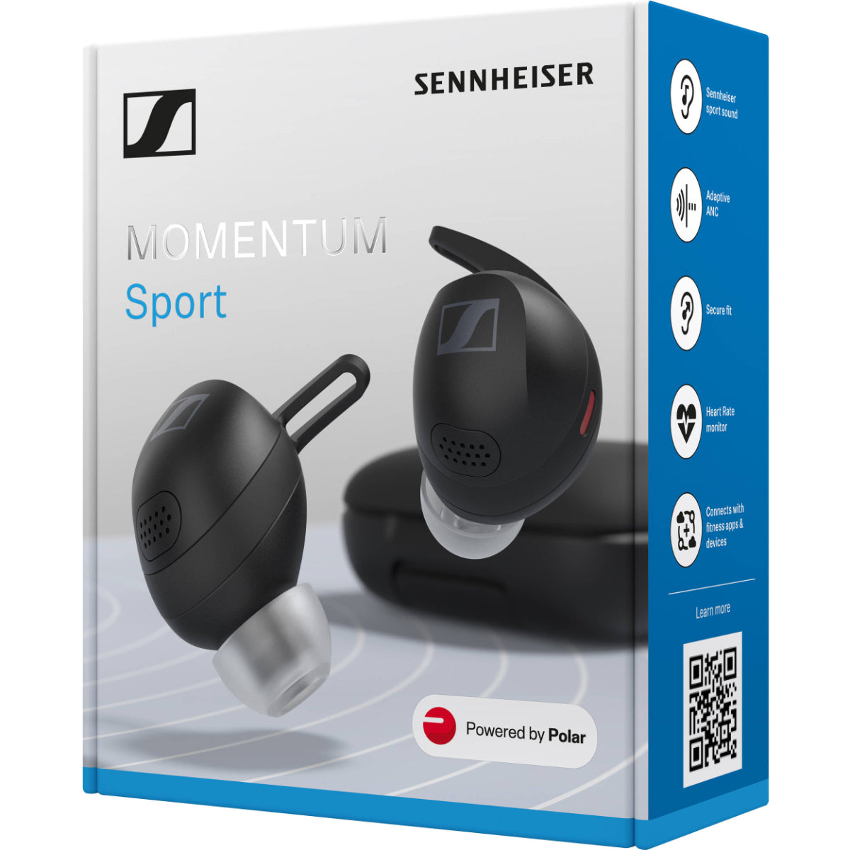 Sennheiser MOMENTUM Sport True Wireless Earbuds - Black