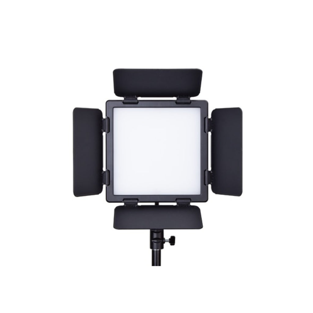 Stage Plus LED Panel Light Bi-color SMD DMX incl Barndoor Black 40W