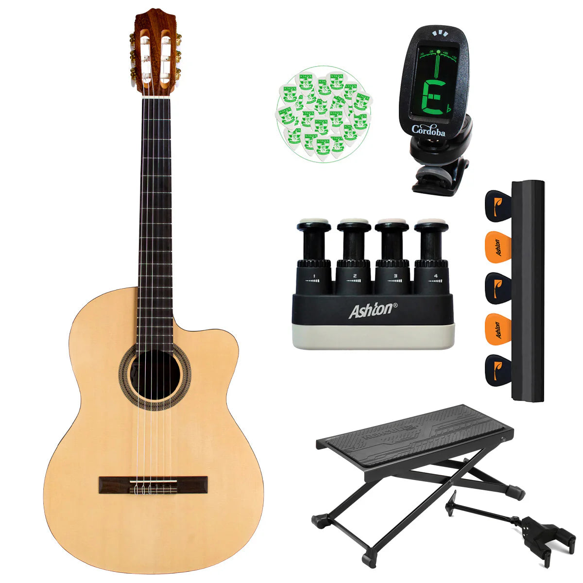 Cordoba Protege C1M Classical Guitar Bundle