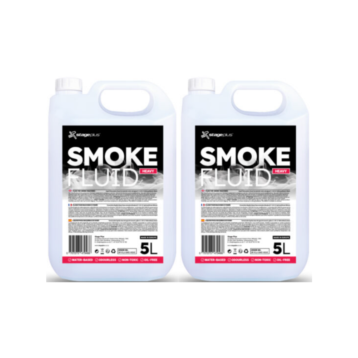 Stage Plus Smoke Fluid Heavy Density 5litre (Bundle of 2)