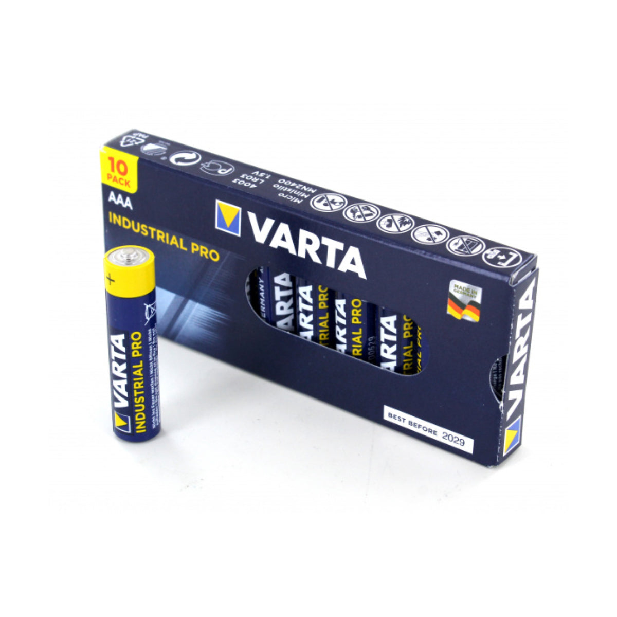 Varta Industrial Alkaline 1.5V AAA Battery (Min order 10 or multples of 10)