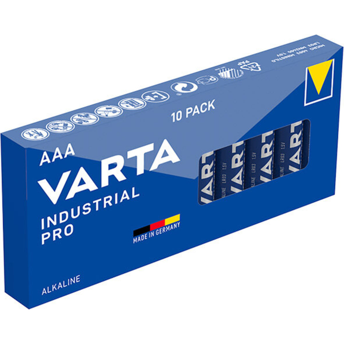 Varta Industrial Alkaline 1.5V AAA Battery (Min order 10 or multiples of 10)