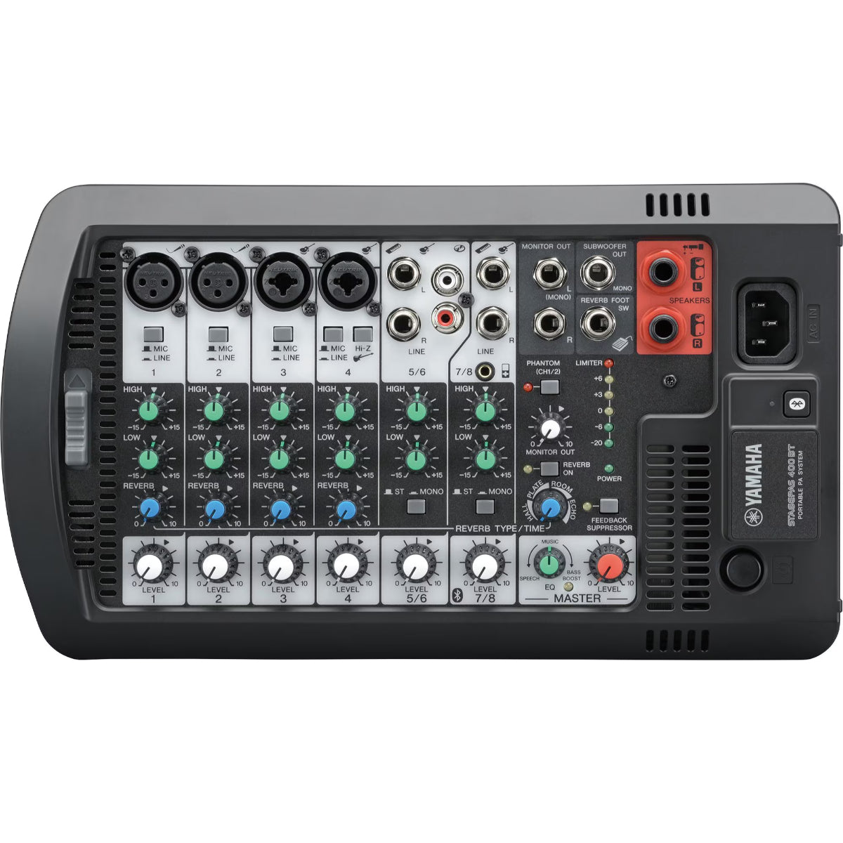 Yamaha STAGEPAS 400BT Portable 8-Channel PA System with Bluetooth