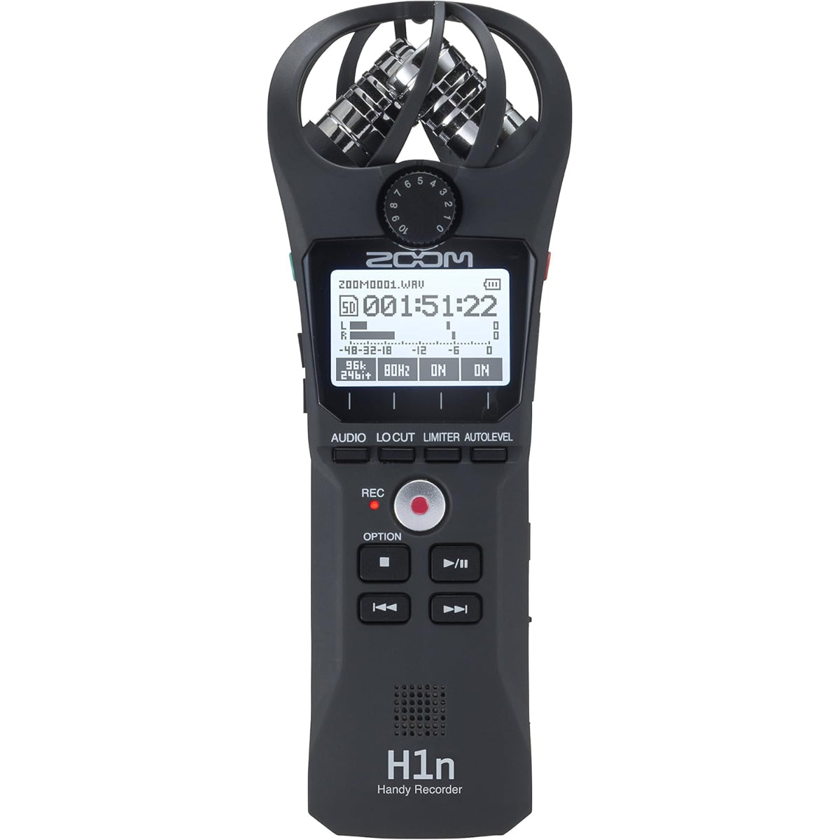 Zoom H1N-VP Zoom H1N Two Track Audio Recorder With Accessory Pack