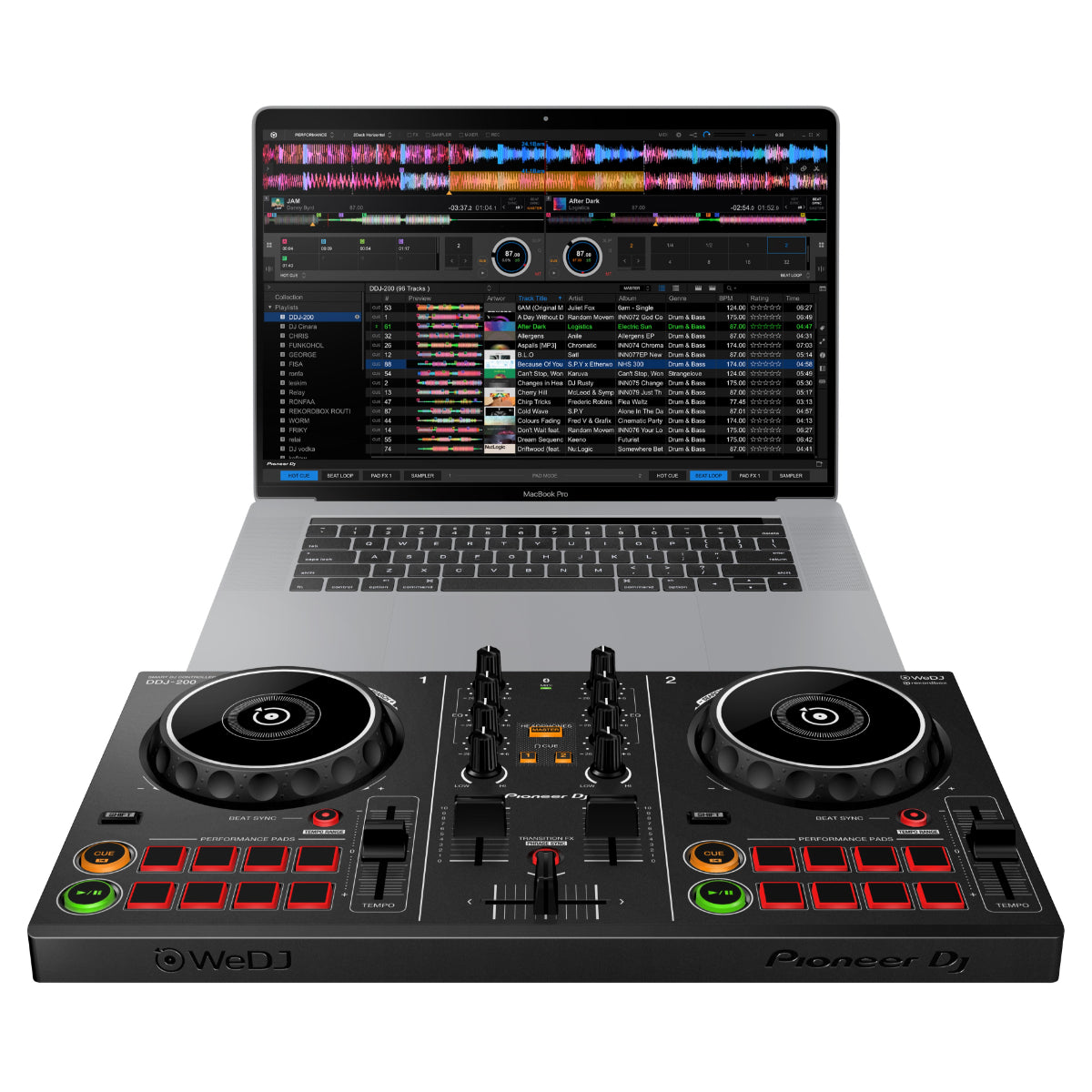 Pioneer DDJ-200 2-channel Smart DJ controller