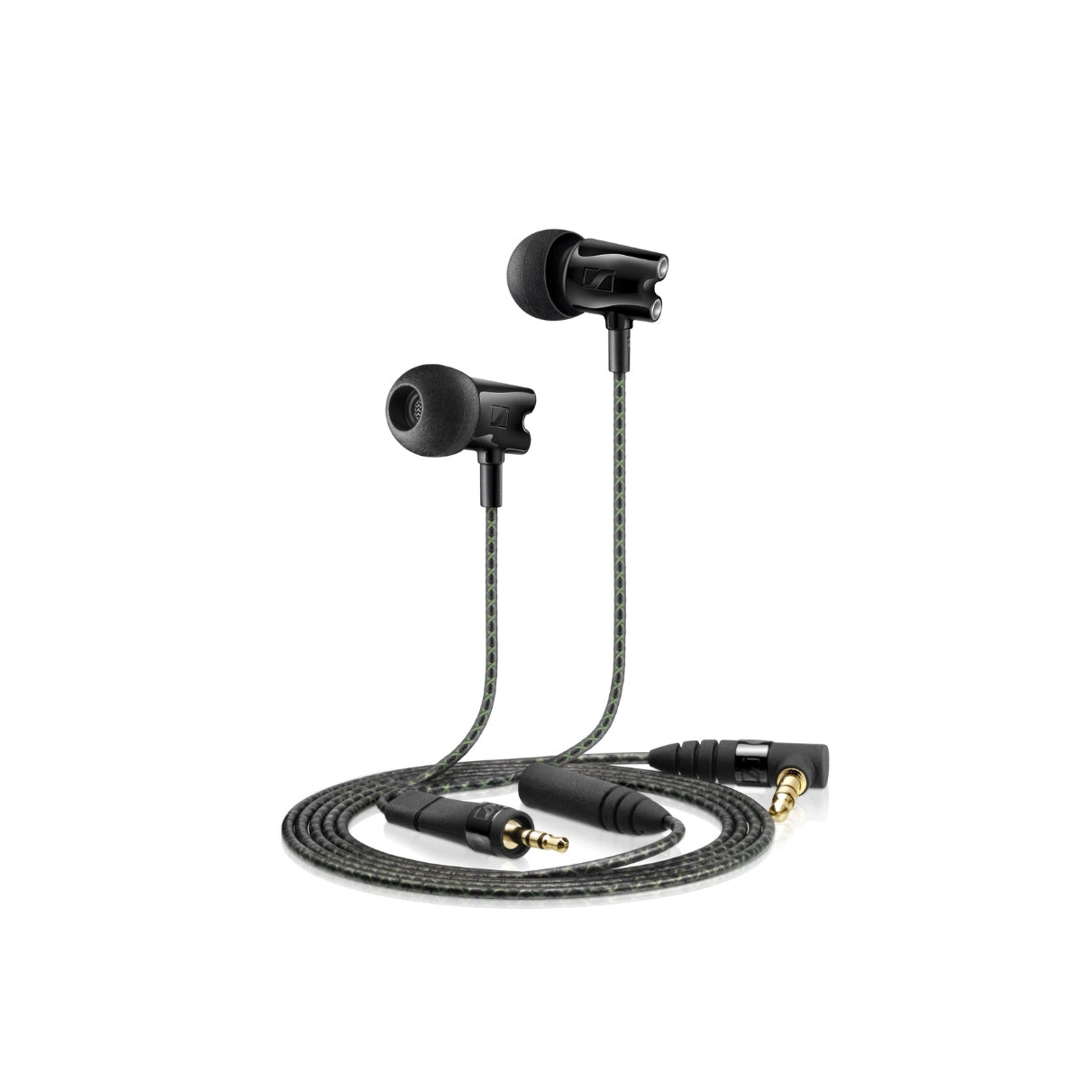 Sennheiser IE 800S Dynamic Ear Canal Phones, Matte Black, 3.5mm Jack Plug, Silicone Earpads (S,M,L)