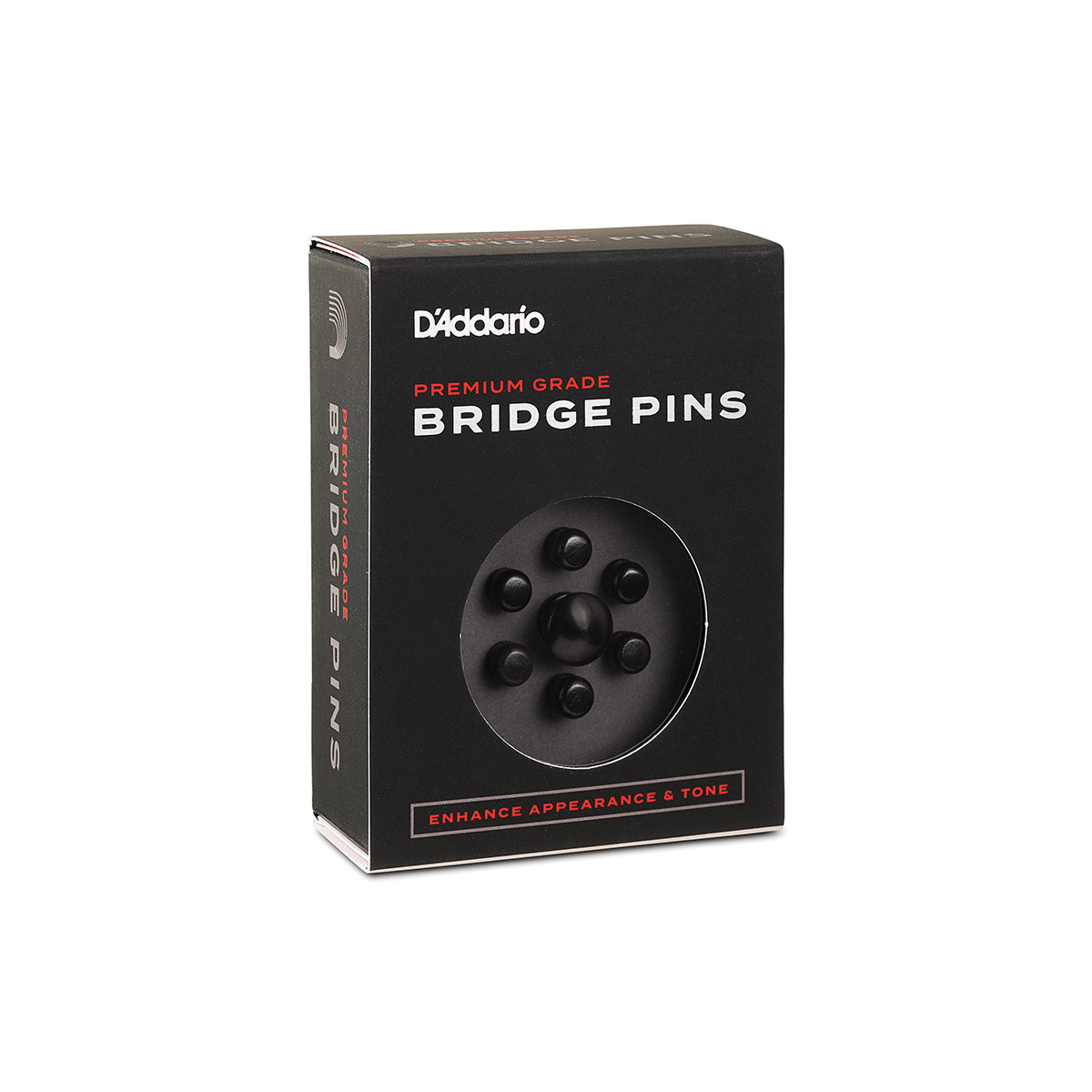 Planetwaves PWPS1 7 Ebony Bridge + 1 Ebony End Pin - Ebony