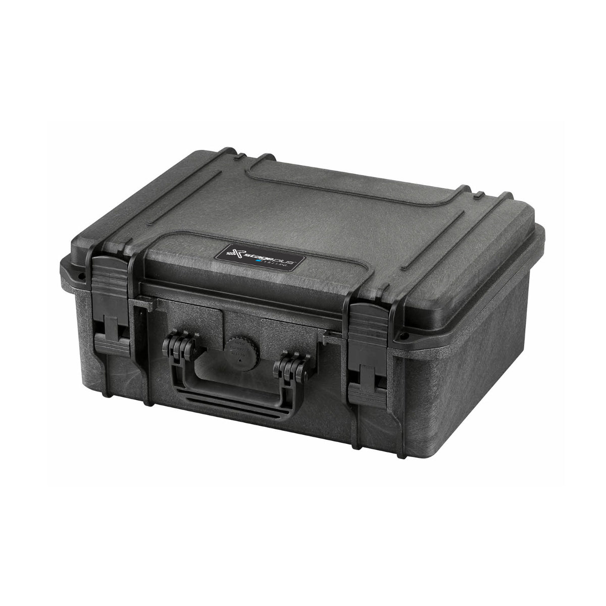 SP PRO 380H160 Black Carry Case, Empty w/ Convoluted Foam in Lid, ID: L380xW270xH160mm