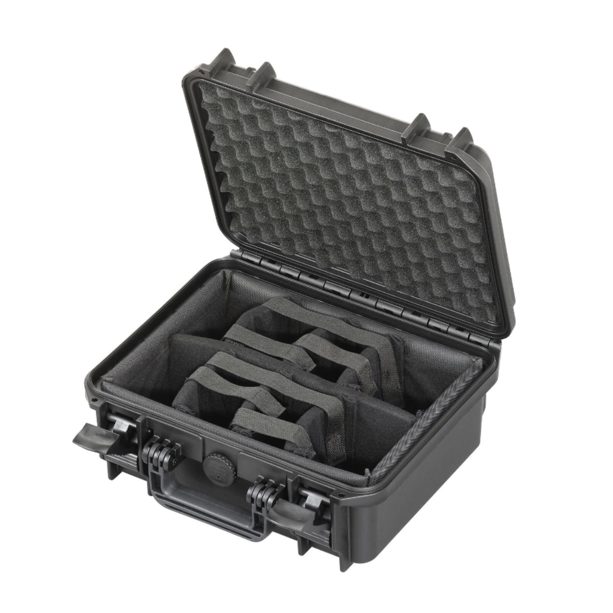 SP PRO 300CAM Black Carry Case, Padded Dividers, ID: L300xW225xH132mm