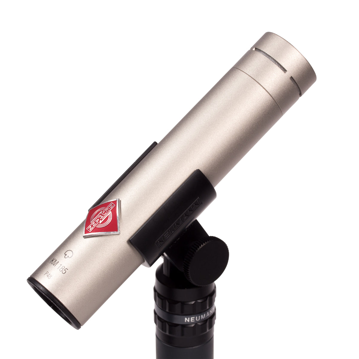 Neumann KM 185 NI Miniature Microphone System, Hypercardioid, Nickel, WNS 100 Windscreen, SG 21