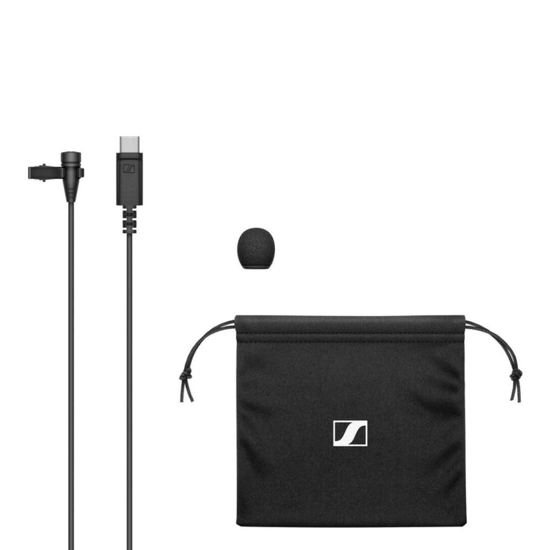 Sennheiser XS Lav USB-C, Omni-directional Lavalier Mic with 2m Cable & USB-C Connector