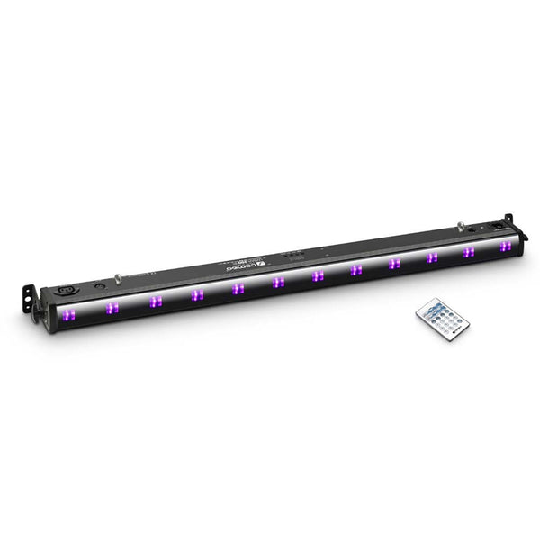 Cameo UVBAR 200 IR - 12 x 3 W UV LED Bar Black with IR Remote Control
