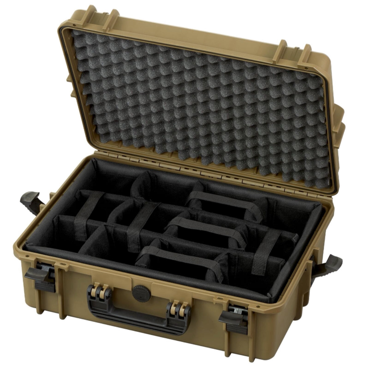 SP PRO 505CAMTR Sahara Trolley Case, Padded Dividers, ID: L500xW350xH194mm