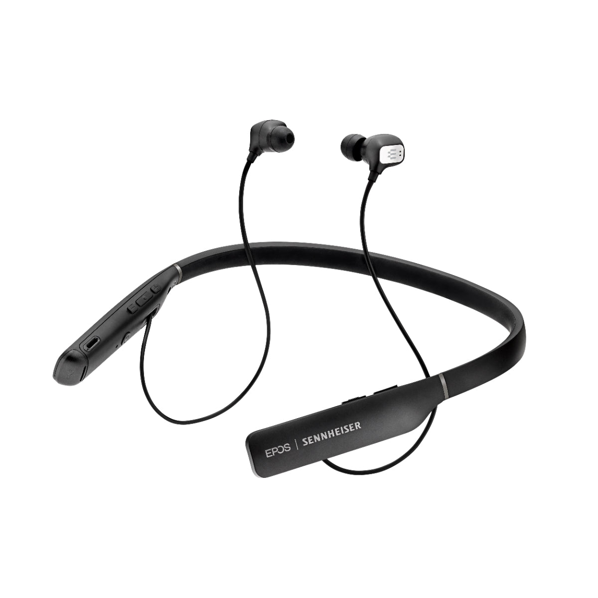 EPOS ADAPT 460 BT ANC In-ear Neckband Headset, Black, With Dongle & Case