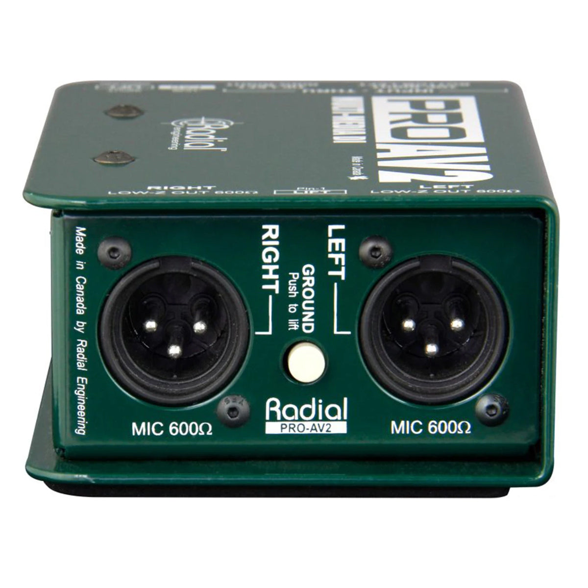 Radial ProAV2 Stereo Passive DI Box