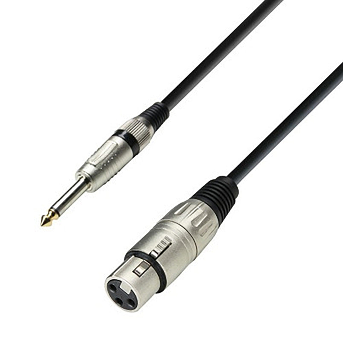 Adam Hall Cables K3mFP 0600 - Microphone Cable XLR F to 6.3mm Jack mono 6m