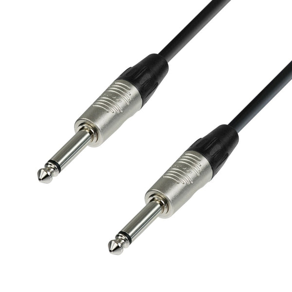 Adam Hall Cables K4 IPP 0900 - Instrument Cable REAN 6.3mm Jack mono to 6.3mm Jack mono 9m