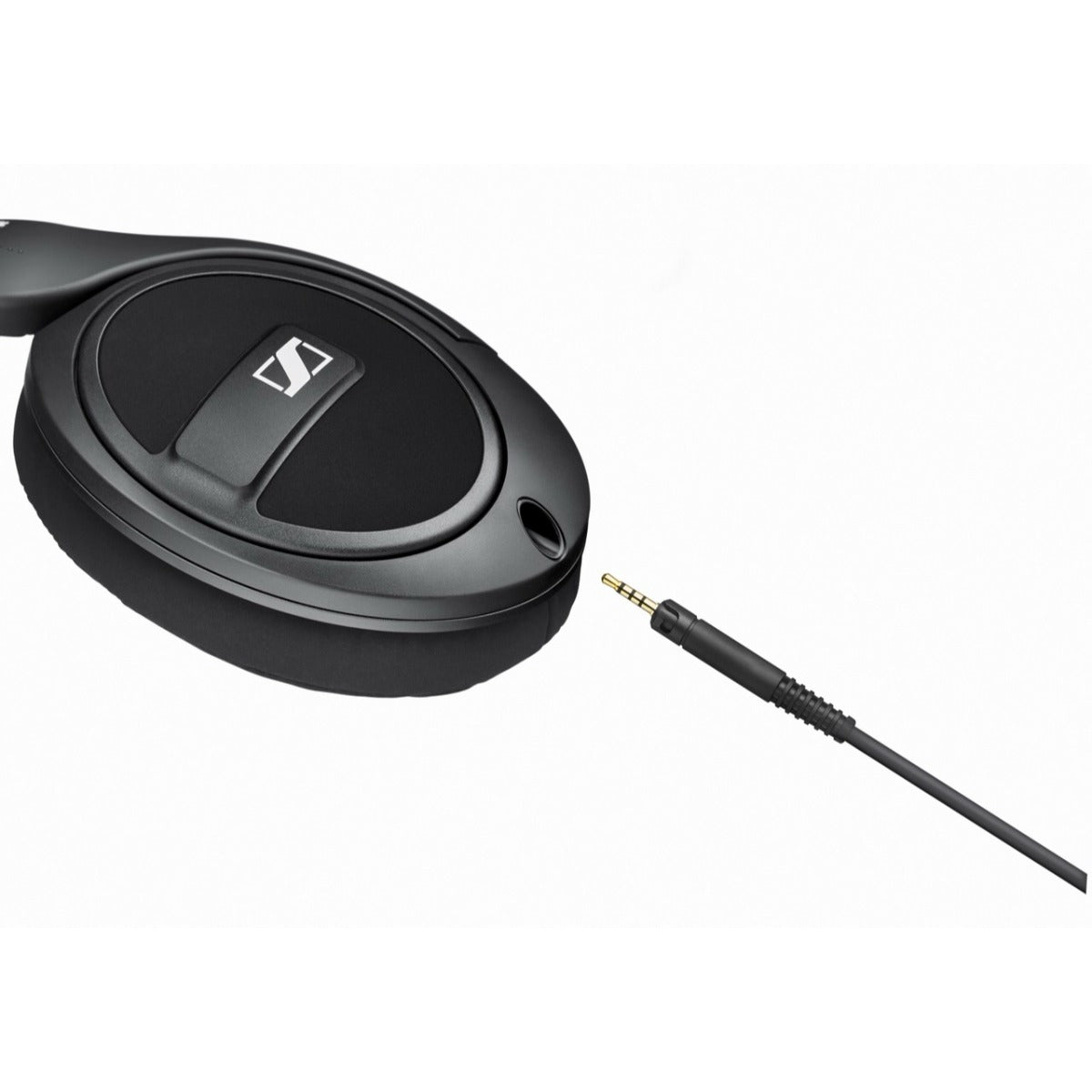 Sennheiser HD 569 Headphones, Closed Circumaural Headset, 3m/6.3mm Cable, 1.2m/3.5mm Cable