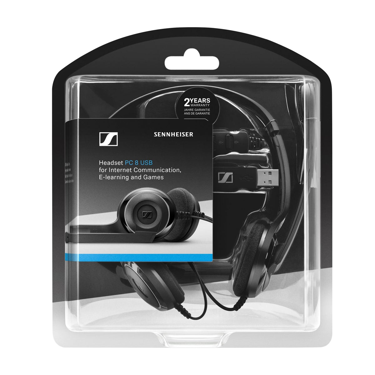 Sennheiser pc 8 usb 2024 wired headset with mic