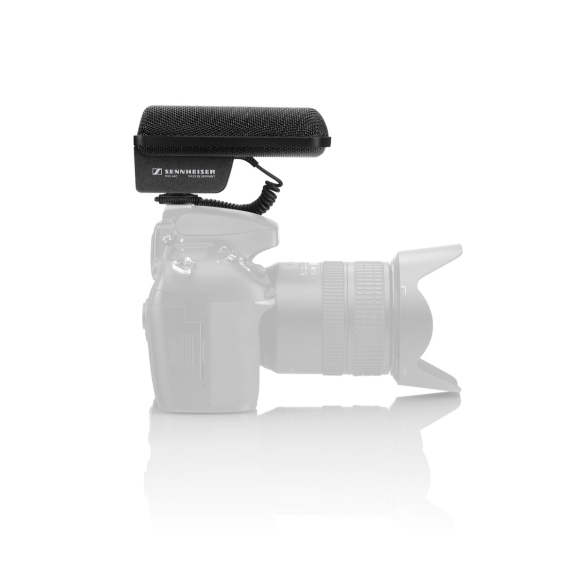 Sennheiser MKE 440 Super Cardioid Camera Microphone, 3.5mm Jack Plug, For DSLR